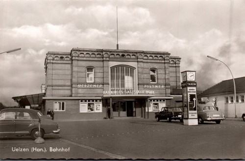 Uelzen bahnhof oldtimer - bahnhof,