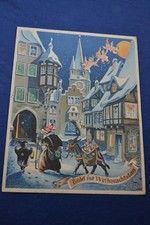 alter Weihnachtskalender Adventskalender Bald ist Weihnachtstag Weihnachtsmannn