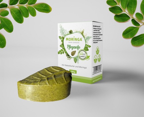 100g moringa pflegeseife mit - moringa,