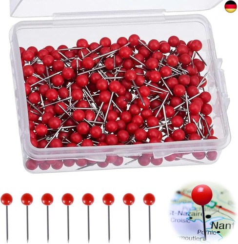 Rot pinnadeln 200 - pinnadeln,200, stück