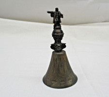 Antike  Glocke Tischglocke „Martin Luther mit Buch“ innen versilbert