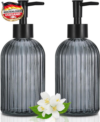 Seifenspender glas 400ml - glas,