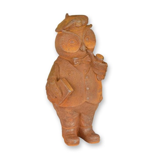 Gusseisenfigur eule - gusseisenfigur,