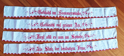 Schrankborte spruchbänder - x,