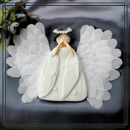 Engel mädchen aus - engel, fondant