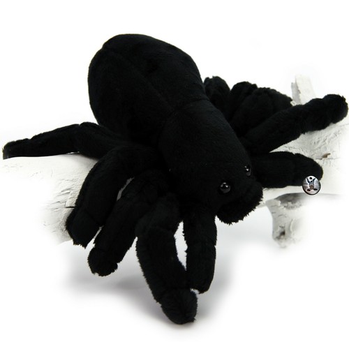Spinne kuscheltier black - kuscheltier,