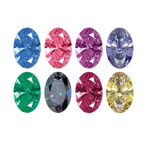Swarovski zirkonia oval cut - zirkonia,