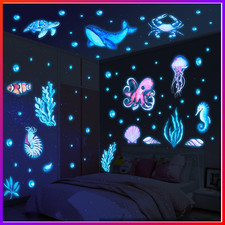 Leuchtende Wandsticker Ozean