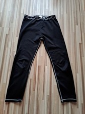 Yigga Mädchen Thermoleggings, Größe: 134/140, Schwarz, Elasthan/Polyester, 