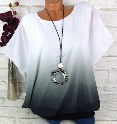Bluse top tunika - tunika, lagenlook