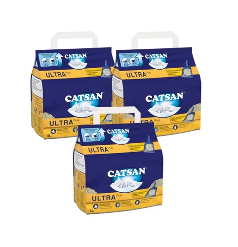 Catsan ultra plus - catsan, 3x
