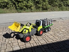 rolly toys 710249 Claas Arion 640 Trettraktor mit Frontlader + Anhänger