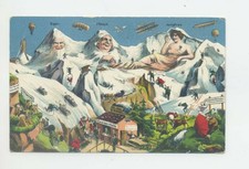 Ak Berggesichter Eiger Mönch Jungfrau  u. Enzianhütte