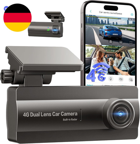 Lte dashcam vorne - 4g, hinten