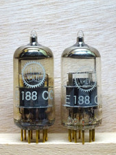 Pair: VALVO E188CC | SEHR GUT ✅ balanced | PHILIPS MADE | Tubes Röhre Valve RARE