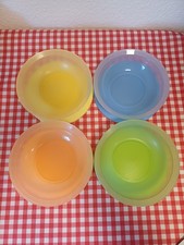 Tupperware * 4 X Junge Welle * Schüssel mit Deckel  400 ml grün gelb orange blau