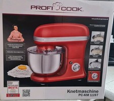 ProfiCook Knetmaschine Küchenmaschine Vintage PC-KM 1197 rot