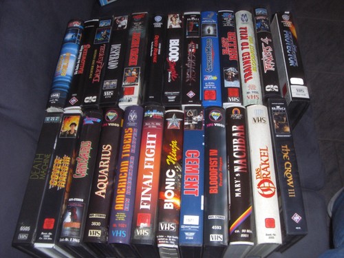 Vhs kassetten richtung action - kassetten,