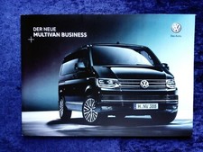 VW Bus T5 Multivan Business Prospekt 6/2015, 24 Seiten