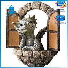 Drachenskulptur gartenfigur - drachenskulptur,