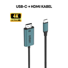 USB C auf zu HDMI Kabel 1.8m 4K 60Hz Ultra HD Thunderbolt 3 & 4 DP Alt Mode