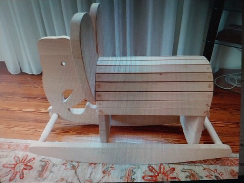 Vintage elefant schaukeltier - elefant,