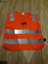 Warnweste Weste Schutzweste Arbeitsweste Kinder Bauarbeiter Baustelle 122 / 128