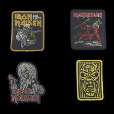 Iron Maiden 50 Years Patch Set Aufnäher Kutte Metal Neu Offiziel Merch Eddie
