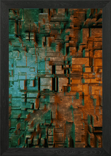 Tech surrealismus render - tech, 3d