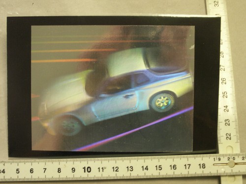 Hologramm auto kfz porsche - hologramm,,