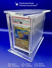 [⭐Premium 10er Graded PSA Card Acryl Case] 🧲Magnetisch ☀️UV-Schutz 🔒8mm