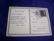 Postkarte + Stempel Braunau
