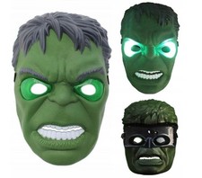 Leuchtende Hulk Maske mit LED