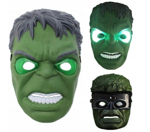 Leuchtende hulk maske mit led - maske,