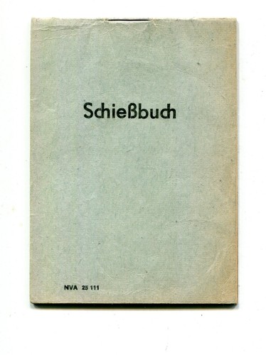 Nva schießbuch - nva,