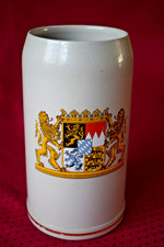 Maßkrug Bierkrug 2 Liter mit Wappen Rarität