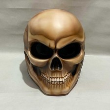 NEUER REAL SKULL-MOTORRADHELM (DOT- UND ECE-ZERTIFIZIERT)