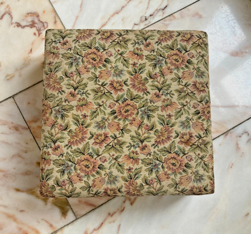 Vintage fußhocker - vintage,
