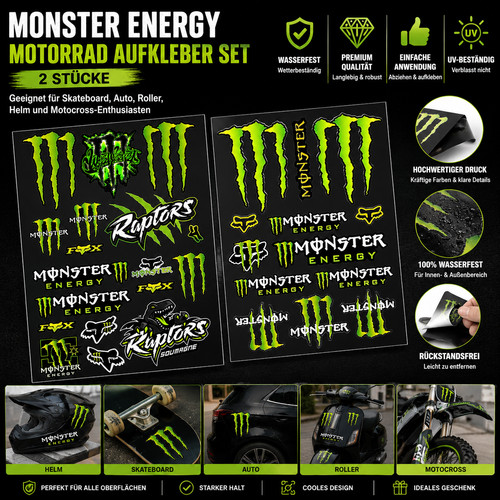 Stücke monster energy - monster,