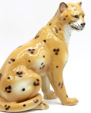 KERAMIK FIGUR Tierfigur GEPARD