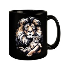 Löwe mit Babylöwen Tasse in