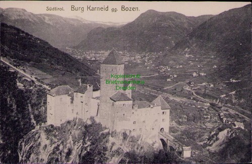 196091 südtirol burg - ak,
