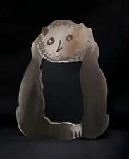 Edelstahl Eulenspiegel 20 x 24 cm Wandspiegel