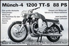 Münch 4 1200 TTS originale Werbung aus  1970