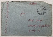 Orig. Feldpost Brief Kriegsmarine, FPNr. M 53379, U-Boot  U 394, versenkt 1944