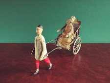 Rarität 1900er Issmayer Kaiserrikscha Blechspielzeug Lehmann