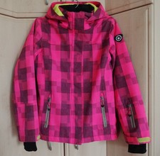 KILLTEC Winterjacke rosa Mädchen Gr. 152 Parka Anorak Kapuze Wind - Wasserdicht