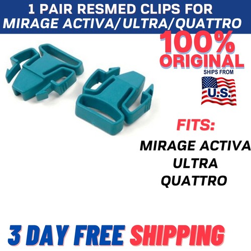 Pair resmed headgear clips - 1,