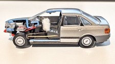 Schnittmodell in 1:43 Audi 80 Quattro B3 von Schabak Werbemodell vom Händler 