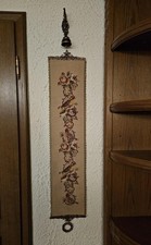 0577) Handgestickter  Glockenstrang Glockenzug Klingelzug   L ca 111 cm  